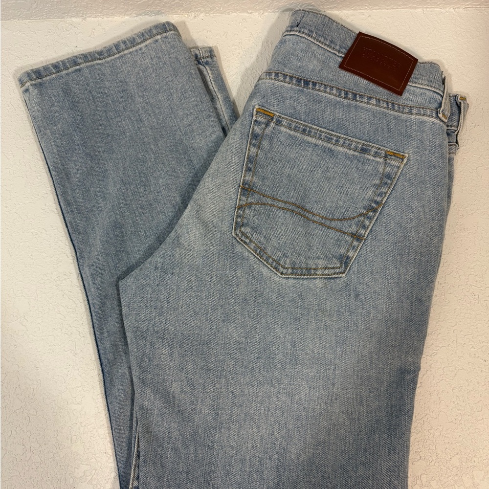 Hollister Blue Straight Jeans Classic Style